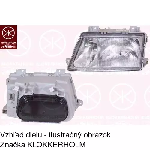 Hlavný reflektor 5062103E /POLCAR/ - obr. 2