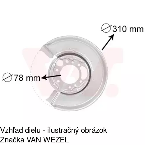 Brzdovy štít 5062OT-5 /POLCAR/ - obr. 4