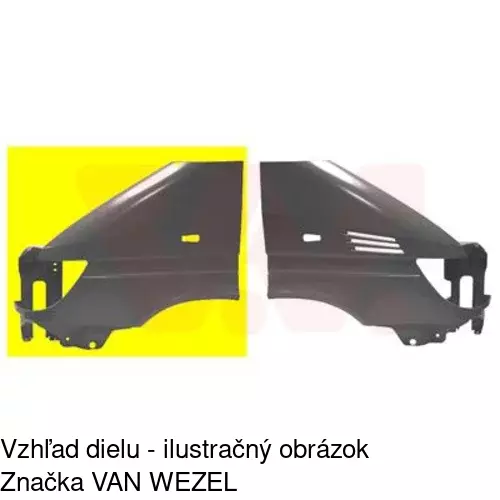 Predný blatník 506301-J /POLCAR/ - obr. 1