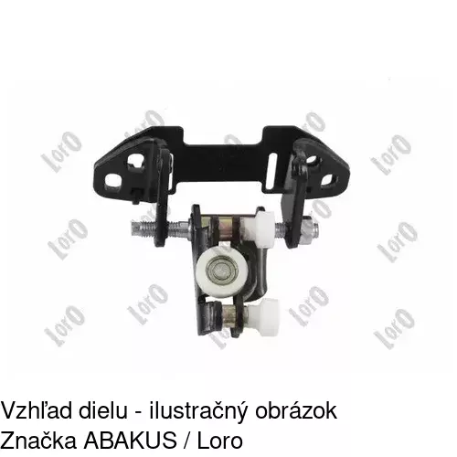 Vozík - kolieska pant posuvných dverí 5065Z-71 /POLCAR/ - obr. 1