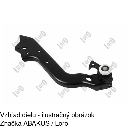 Vozík - kolieska pant posuvných dverí 5065Z-72 /POLCAR/ - obr. 1