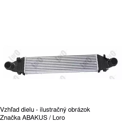 Chladiče vzduchu (Intercoolery) 5070J8-1 /POLCAR/ - obr. 3
