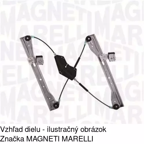 Mechanizmus sťahovania okna elektrický bez motora 5070PSG2 /POLCAR/