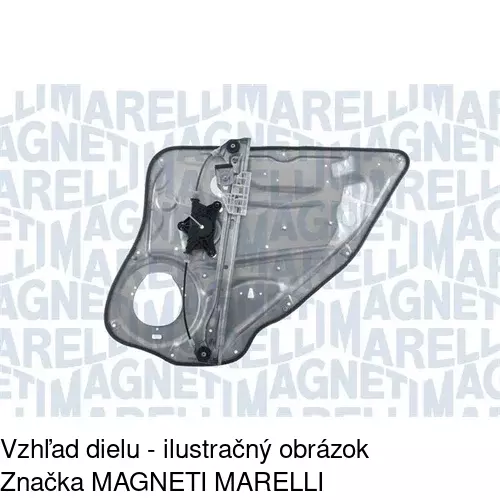 Mechanizmus sťahovania okna elektrický bez motora 5070PSG3 /POLCAR/ - obr. 2