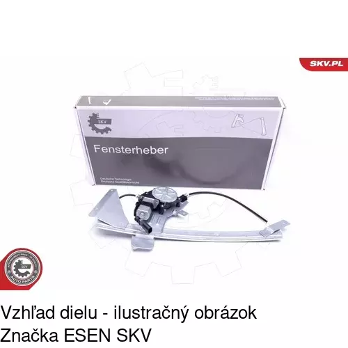 Elektrický mechanizmus okna dverí 5095PSE1 /POLCAR/ - obr. 1