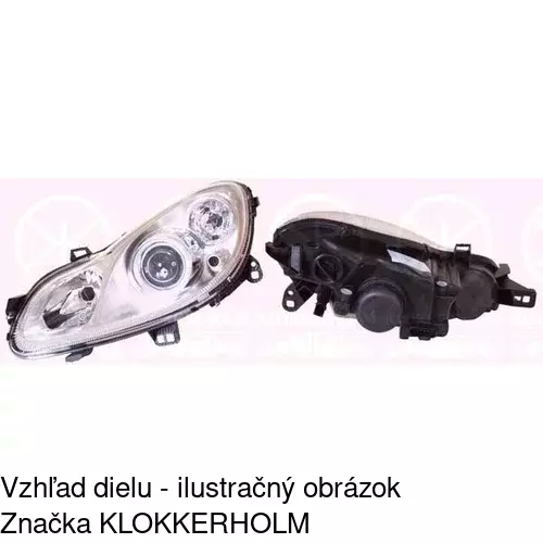 Hlavný reflektor 509810-E /POLCAR/ - obr. 2