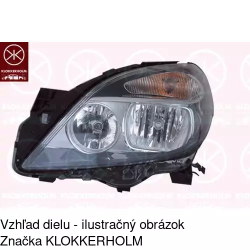 Hlavný reflektor POLCAR 50L109-U