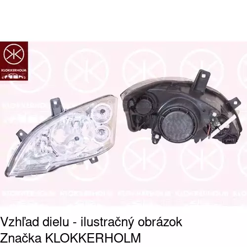 Hlavný reflektor 50N1090E /POLCAR/ - obr. 1