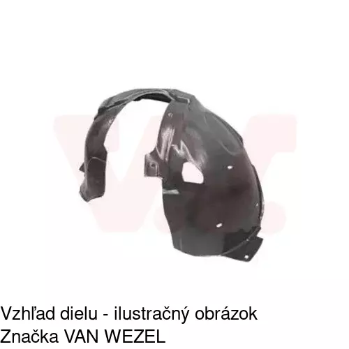 Podblatník (plast) POLCAR 5101FP1T