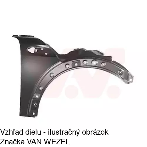 Predný blatník 510202 /POLCAR/ - obr. 1