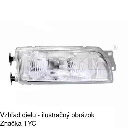 Hlavný reflektor 5217090E /POLCAR/ - obr. 4