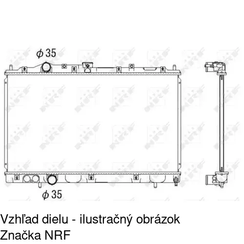 Chladiče vody POLCAR 5231083K