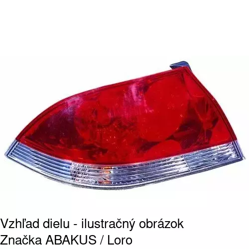 Zadné svetlo POLCAR 523387-E