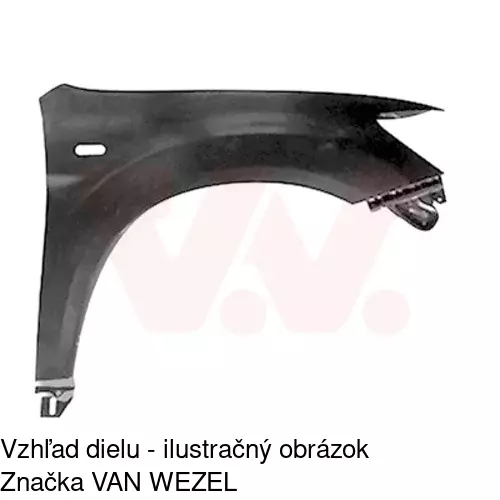 Predný blatník 525502 /POLCAR/ - obr. 1