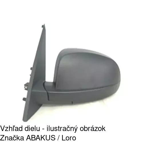 Vonkajšie zrkadlo 5501511E /POLCAR/