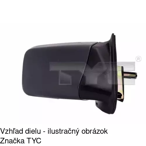 Vonkajšie zrkadlo 5505511E /POLCAR/