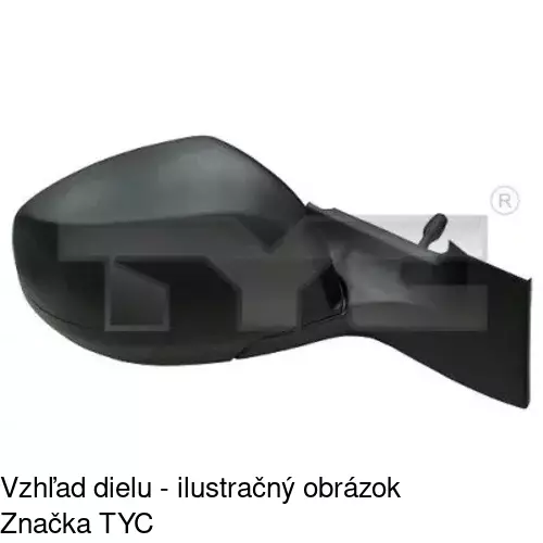 Vonkajšie zrkadlo POLCAR 5506525E