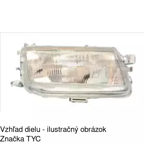 Hlavný reflektor 550709-E /POLCAR/ - obr. 1