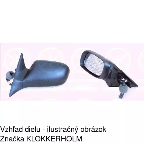 Vonkajšie zrkadlo 5507514M /POLCAR/ - obr. 3