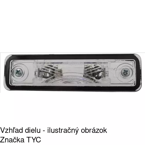 Svetlo na osvetlenie evidenčného čísla 5507957S /POLCAR/ - obr. 3