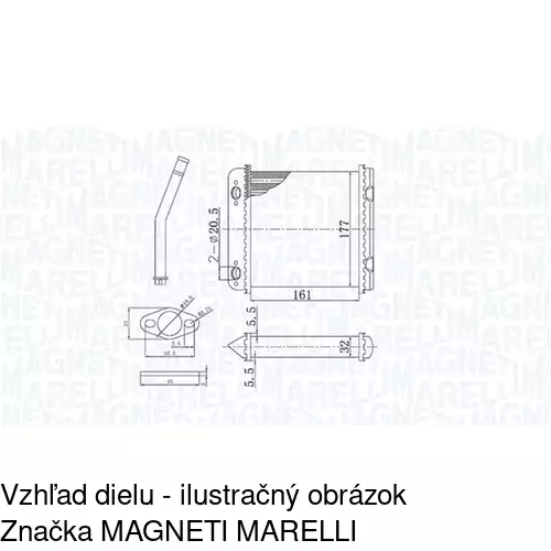Radiátory 5507N8A1 /POLCAR/ - obr. 2