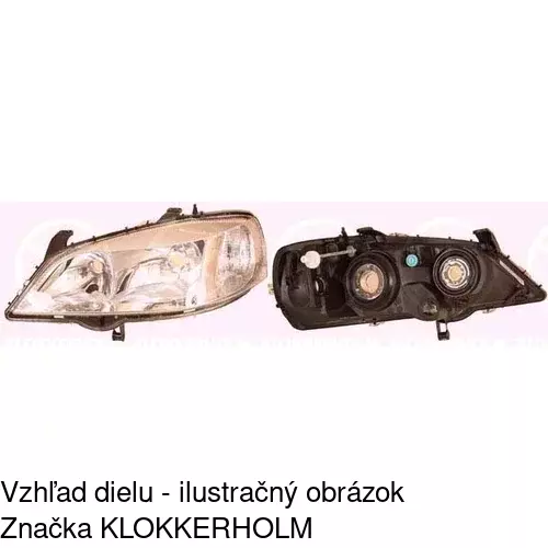 Hlavný reflektor 550809-H /POLCAR/ - obr. 1