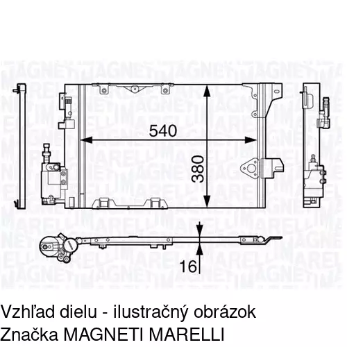 Chladiče klimatizácie POLCAR 5508K8C1