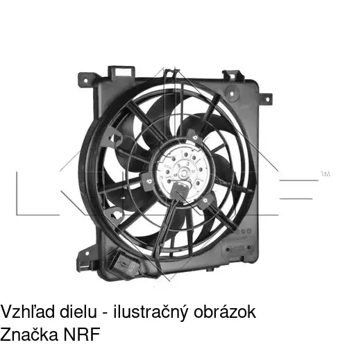 Ventilátor bez krytu / podpery 550923U9 /POLCAR/ - obr. 5