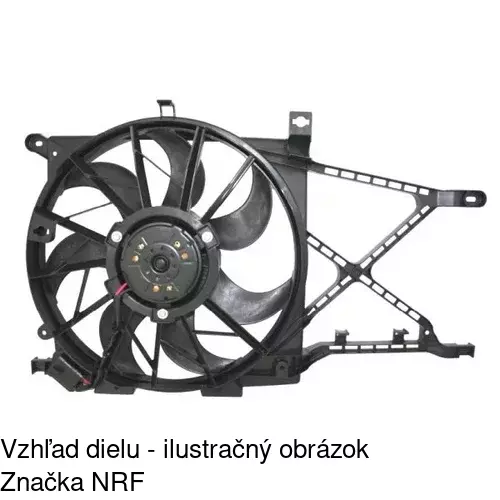 Ventilátory chladičov 550923W2 /POLCAR/ - obr. 1