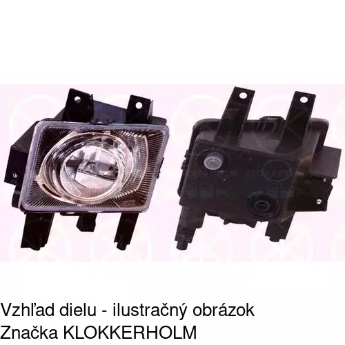 Hmlové svetlo - predné 550929-E /POLCAR/ - obr. 1