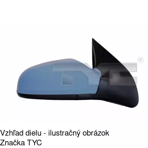 Rám vonkajšieho zrkadla 550955PE /POLCAR/ - obr. 5