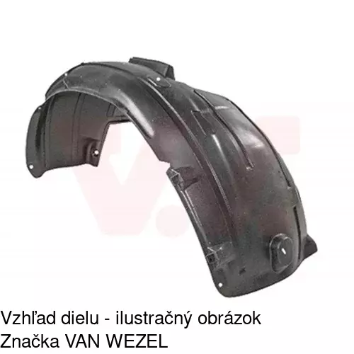 Podblatník (plast) 5509FP2T /POLCAR/ - obr. 1