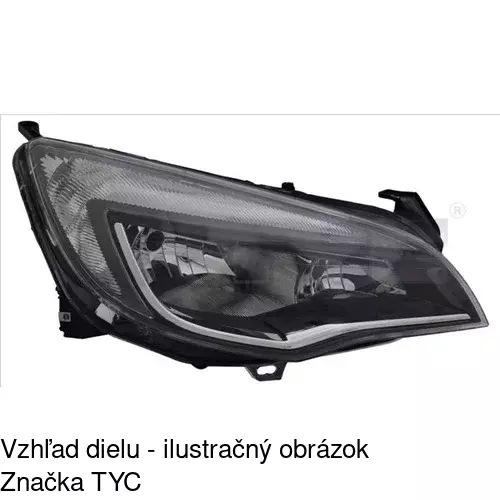 Hlavný reflektor POLCAR 5511092H