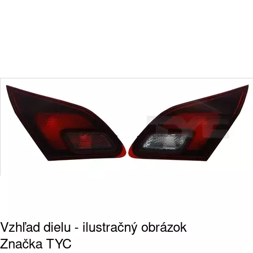 Zadné svetlo POLCAR 5511889E