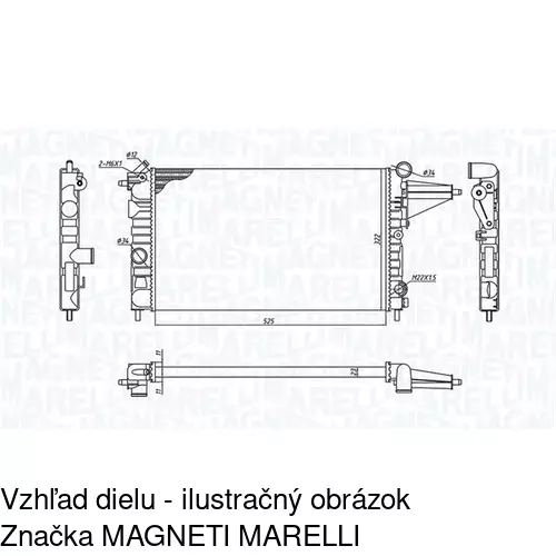Chladiče vody 551408-1 /POLCAR/ - obr. 1