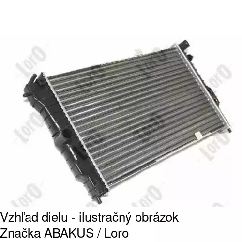 Chladiče vody 551408A5 /POLCAR/ - obr. 1