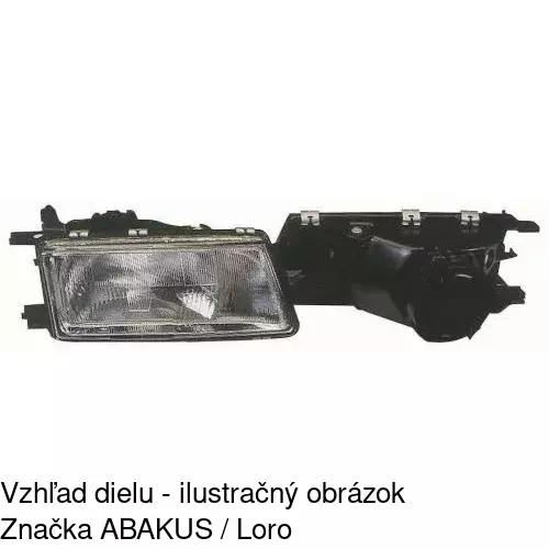 Hlavný reflektor 5515100E /POLCAR/ - obr. 4