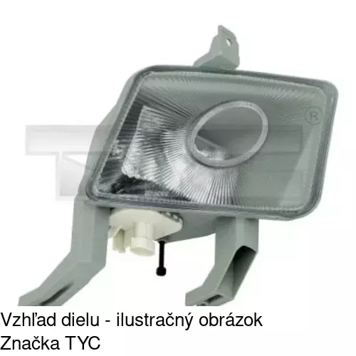 Hmlové svetlo - predné POLCAR 5517301E