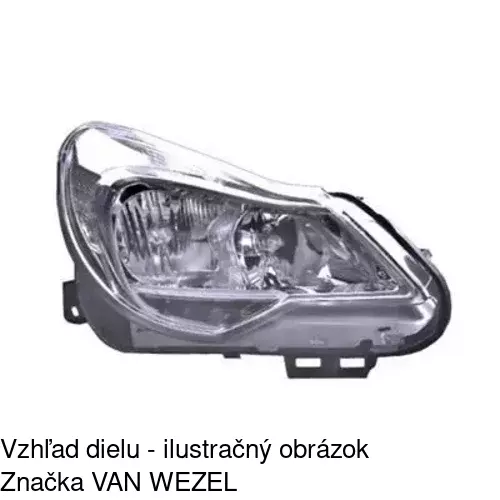 Hlavný reflektor 5518103H /POLCAR/ - obr. 1