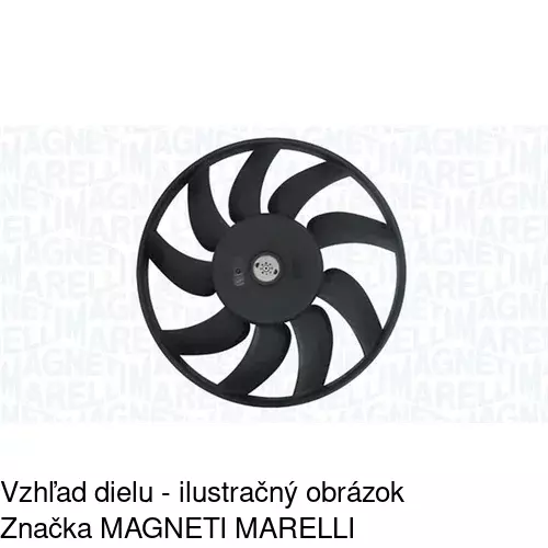 Ventilátor bez krytu / podpery 551823U4X /POLCAR/ - obr. 3
