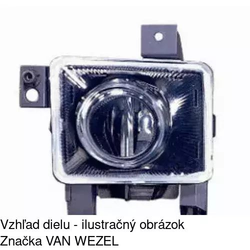 Hmlové svetlo - predné 5518291E /POLCAR/ - obr. 5