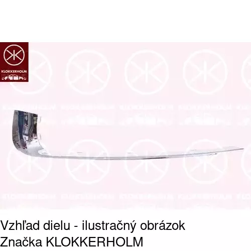 Lišta krytu nárazníka POLCAR 5520277X