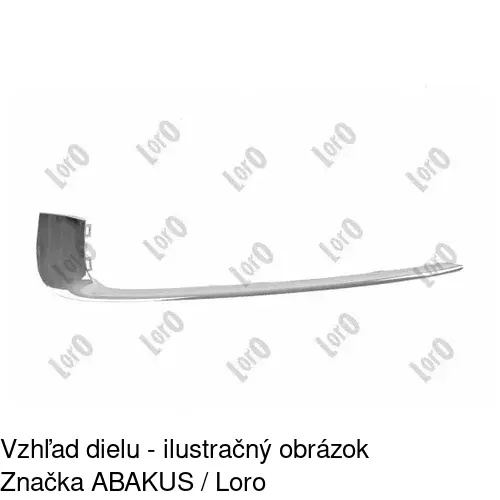 Lišta krytu nárazníka 5520277X /POLCAR/ - obr. 1