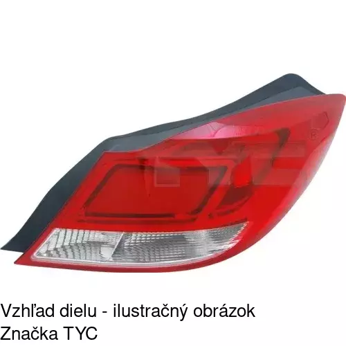 Zadné svetlo POLCAR 552088-E
