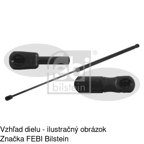 Plynová pružina 5520AS /POLCAR/ - obr. 1