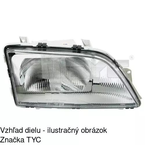 Hlavný reflektor POLCAR 552510-E