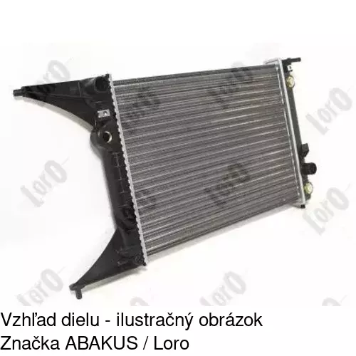 Chladiče vody 552708A2 /POLCAR/ - obr. 1