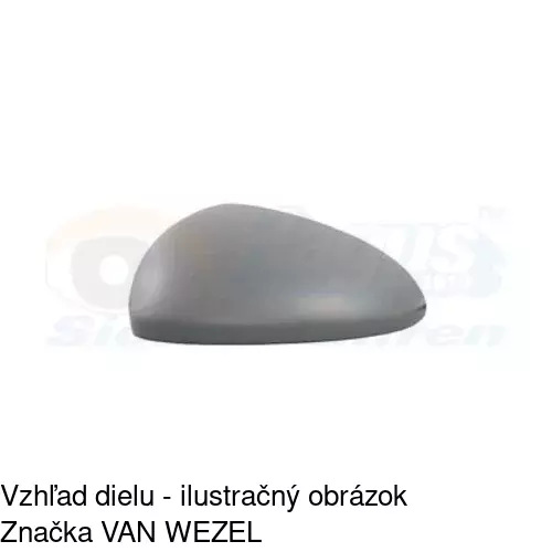 Rám vonkajšieho zrkadla 554654PM /POLCAR/ - obr. 5