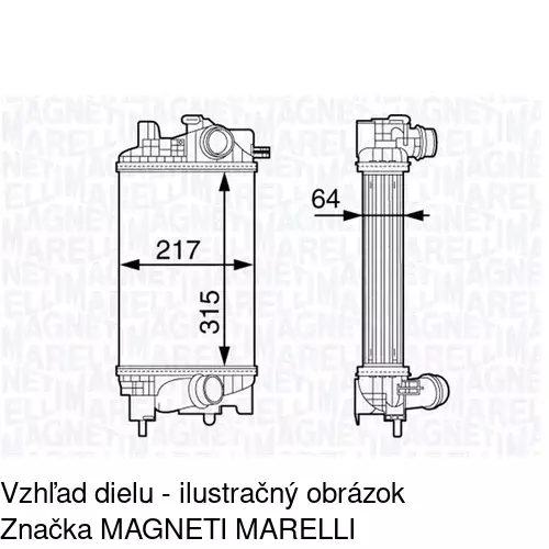 Chladiče vzduchu (Intercoolery) POLCAR 5546J81X