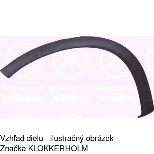 Lišta blatníka POLCAR 5555015R